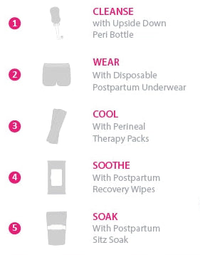 Ninja Mama Postpartum Recovery Pad Liners/Wipes