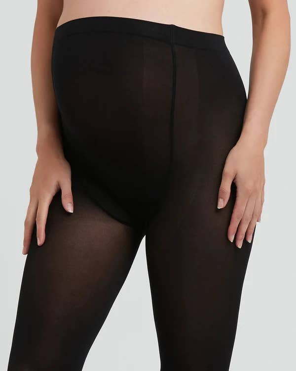 Ripe Maternity Opaque Maternity Tights Black