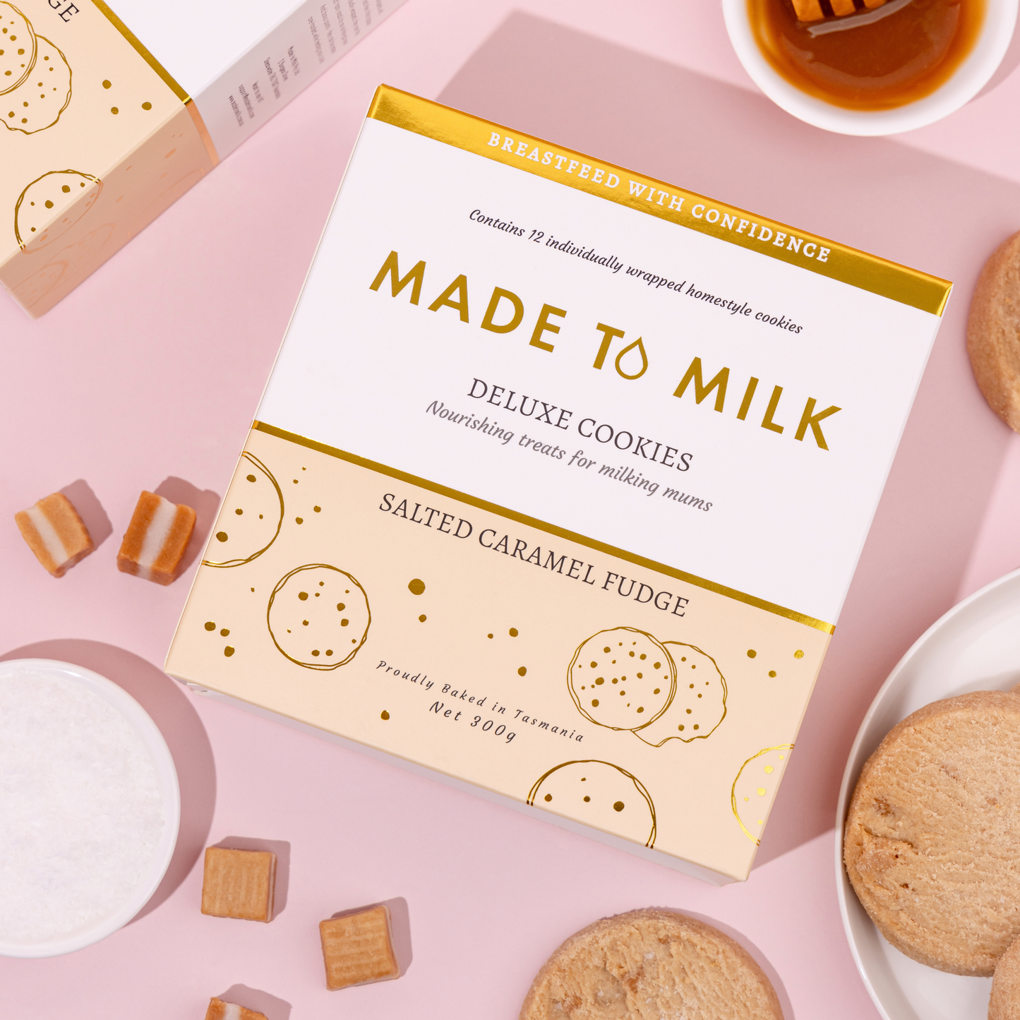 Made to Milk Salted Caramel Fudge Lactation Cookie