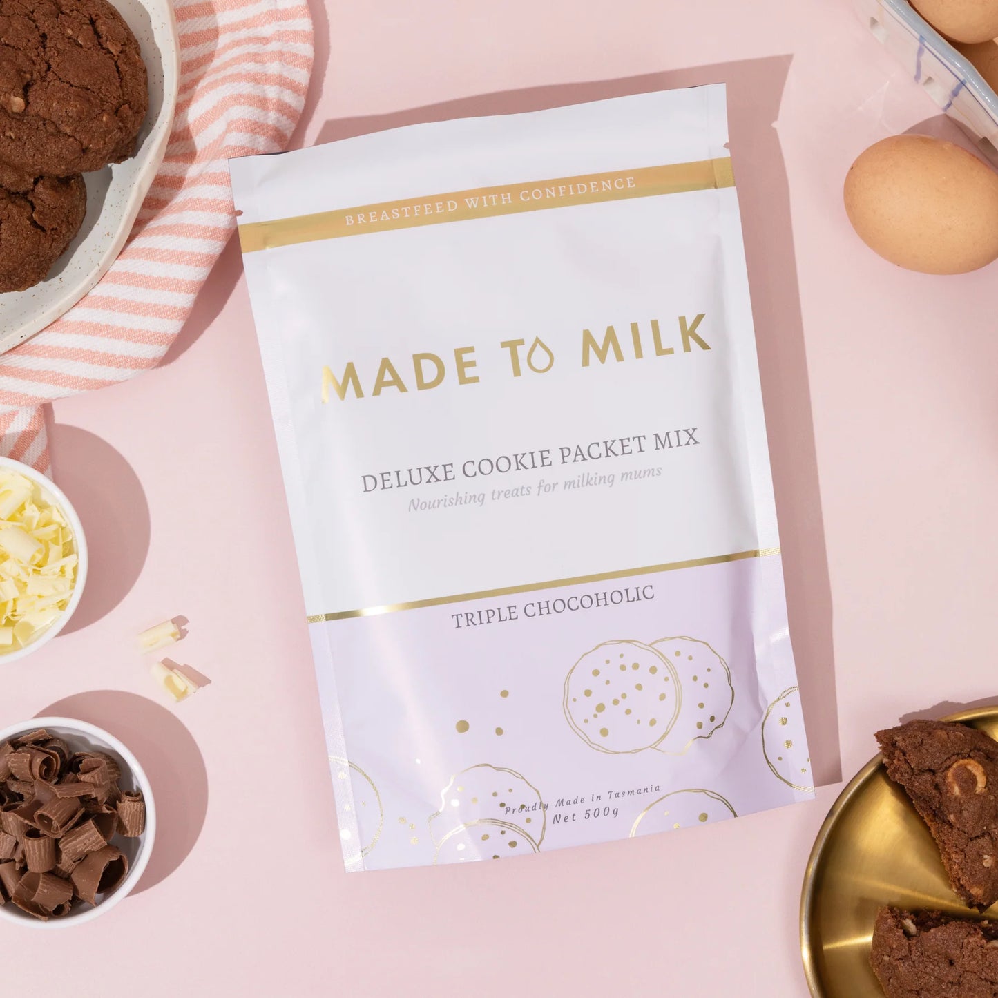 Made to Milk Triple Chocoholic Lactation Cookie Packet Mix