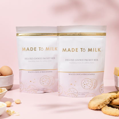 Made to Milk White Choc & Macadamia Lactation Cookie Packet Mix