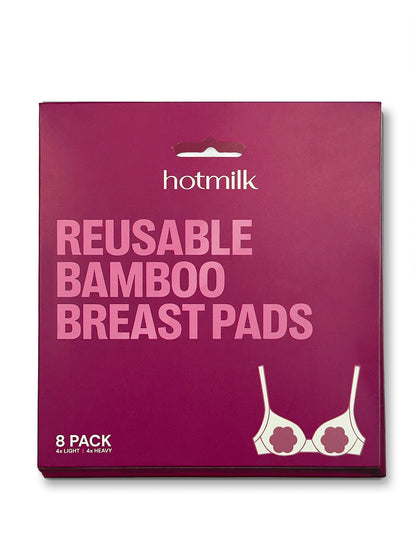 Hotmilk Reusable Breast Pads 8pk