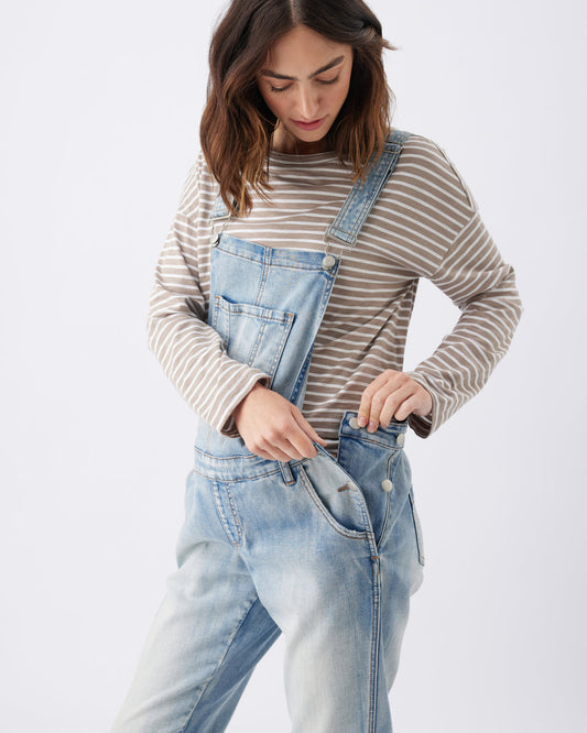 Ripe Maternity Denim Overalls
