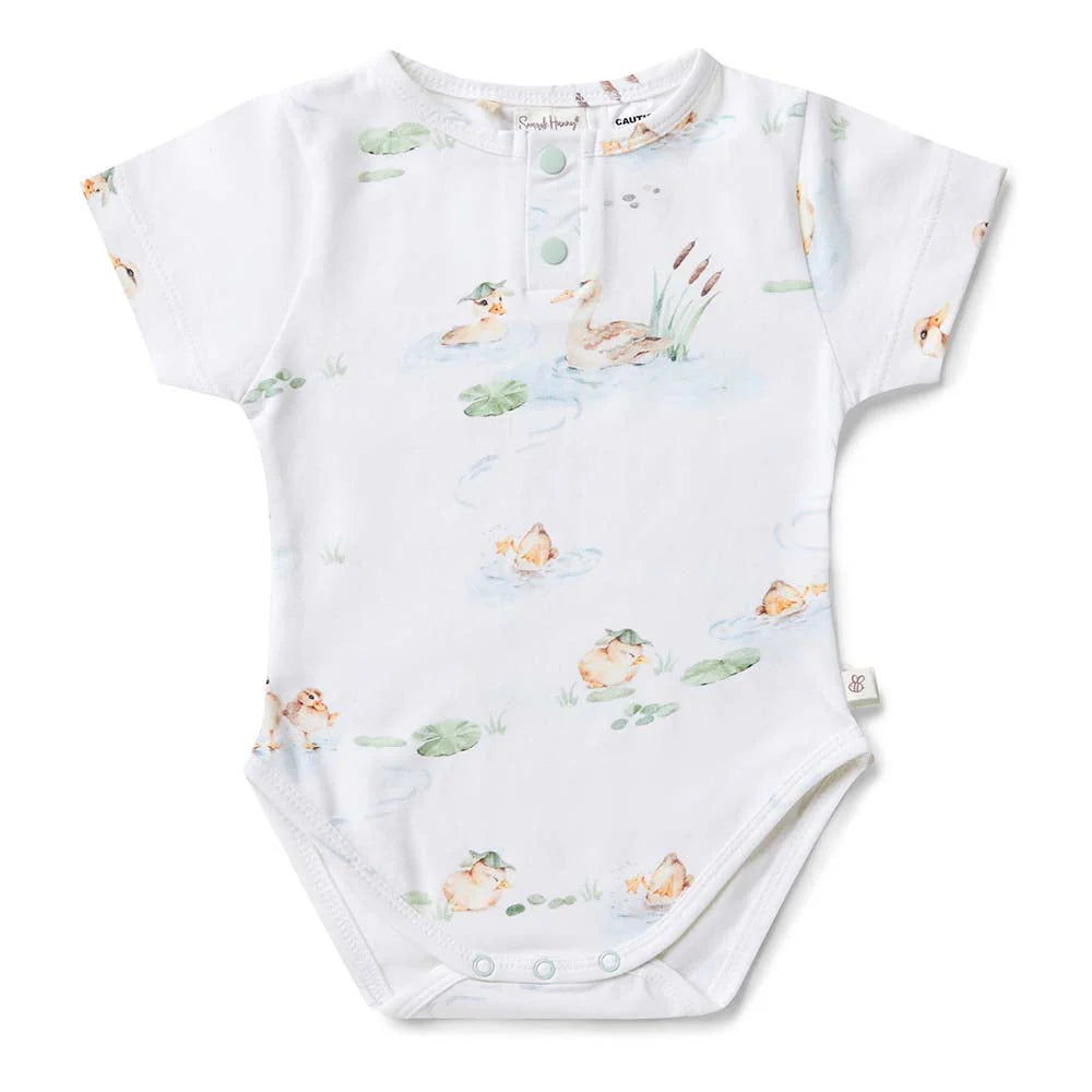 Snuggle Hunny Short Sleeve Organic Bodysuit