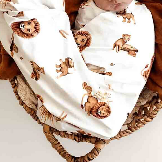 Snuggle Hunny Organic Jersey Wrap & Beanie Set