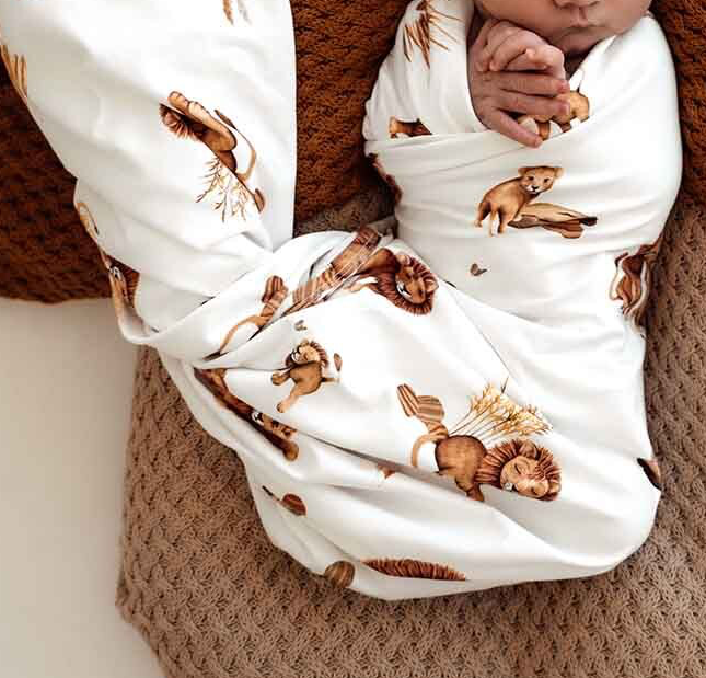 Snuggle Hunny Organic Jersey Wrap & Beanie Set