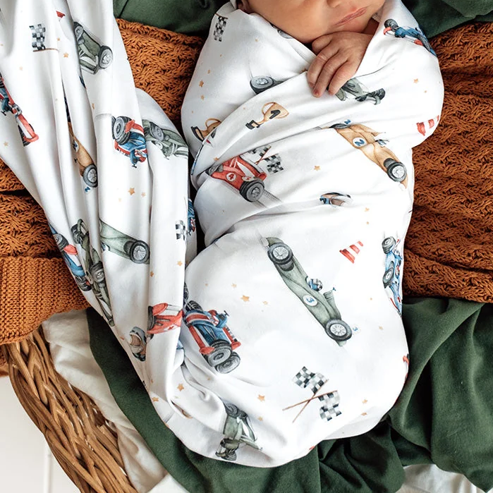 Snuggle Hunny Organic Jersey Wrap & Beanie Set