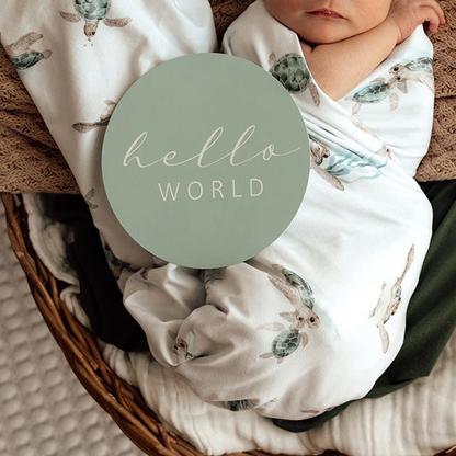 Snuggle Hunny Organic Jersey Wrap & Beanie Set