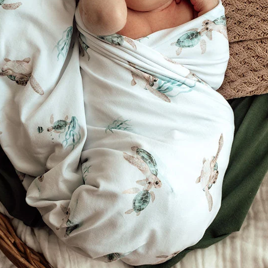 Snuggle Hunny Organic Jersey Wrap & Beanie Set