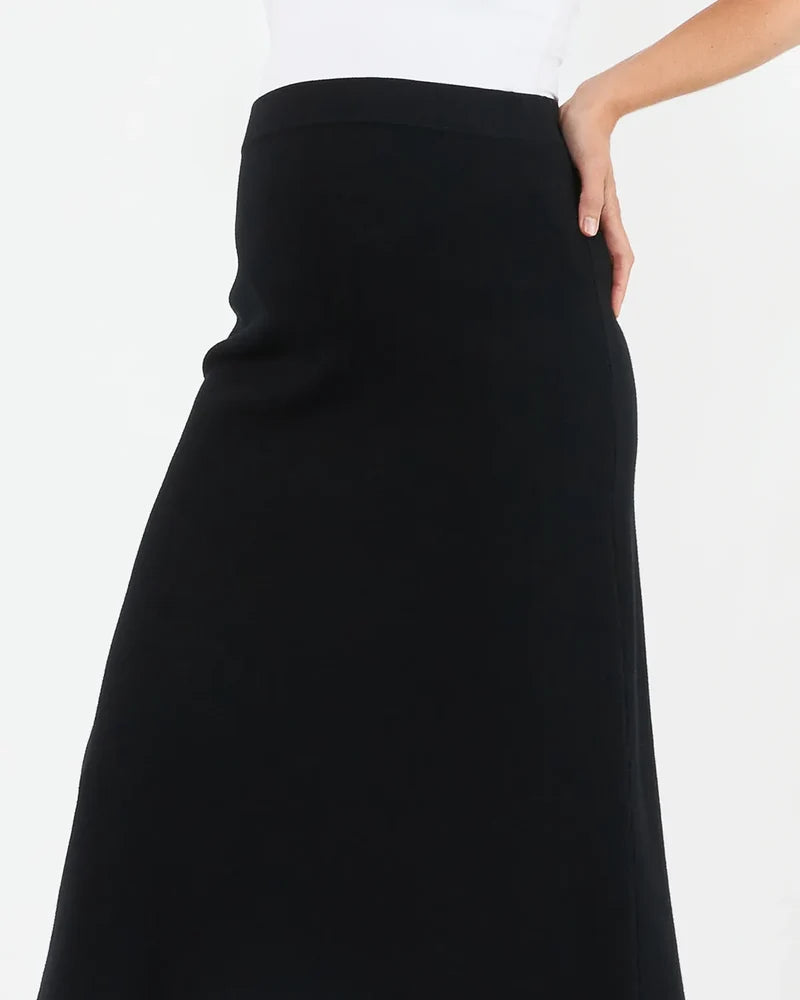 Ripe Maternity A-Line Knit Skirt