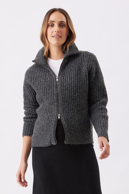 Ripe Maternity Layla Zip Through Knit