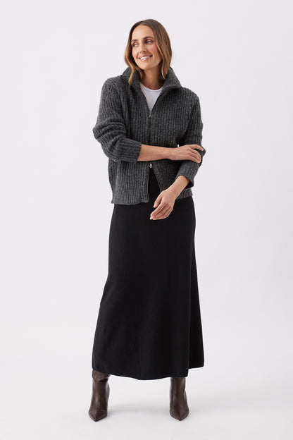 Ripe Maternity Layla Zip Through Knit