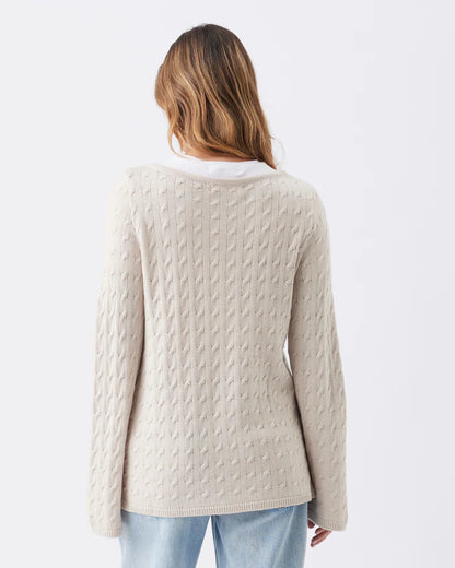Ripe Maternity Carla Cable Nursing Knit