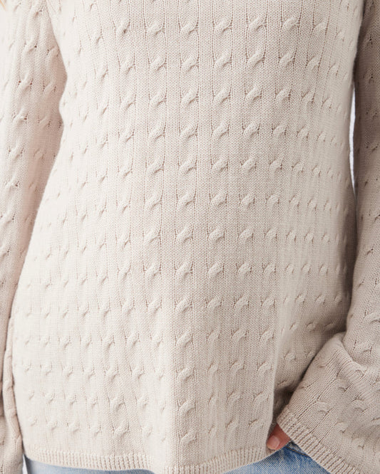 Ripe Maternity Carla Cable Nursing Knit