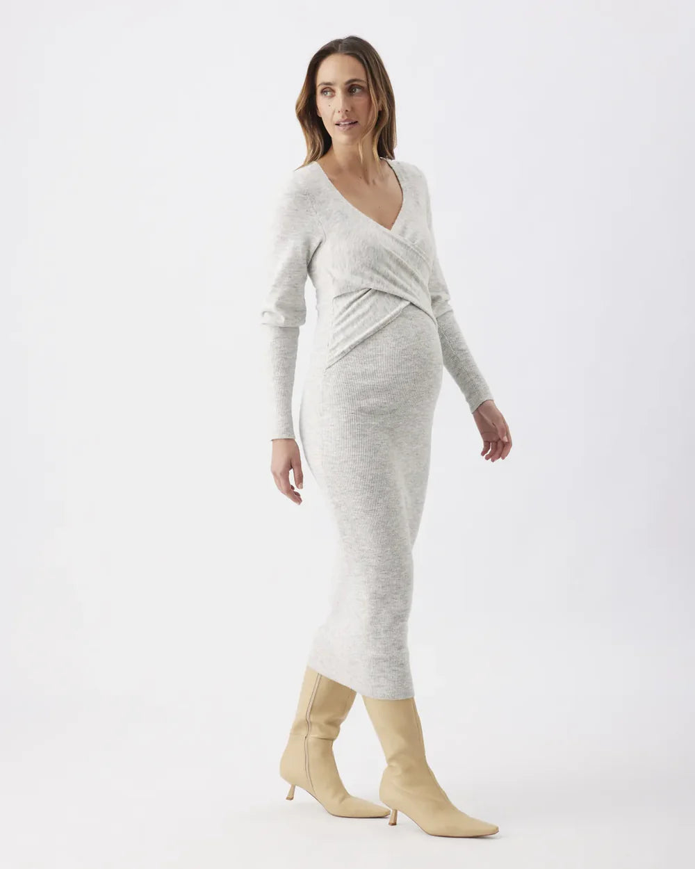 Ripe Maternity Heidi Nursing Knit Dress