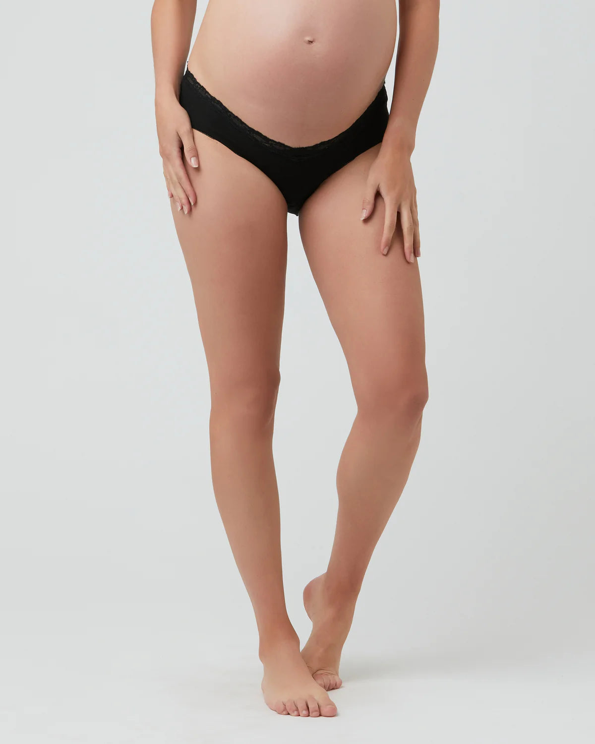 Ripe Maternity Organic Cotton Lacey Briefs