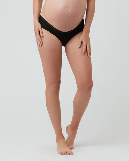 Ripe Maternity Organic Cotton Lacey Briefs
