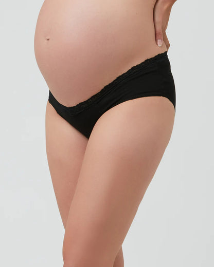 Ripe Maternity Organic Cotton Lacey Briefs