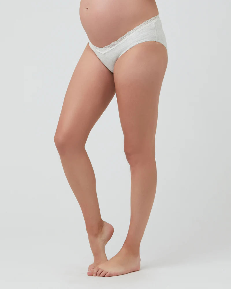 Ripe Maternity Organic Cotton Lacey Briefs