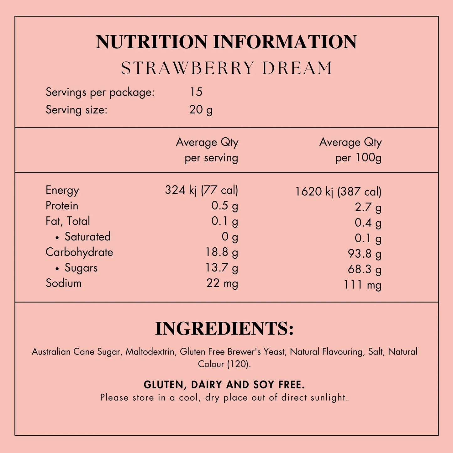 Made to Milk Strawberry Dream Lactation Drink