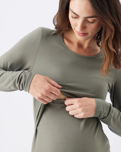 Ripe Maternity Organic Cotton Nursing Top