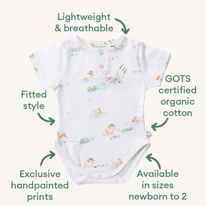 Snuggle Hunny Short Sleeve Organic Bodysuit