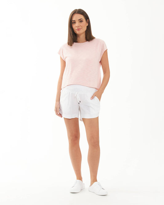 Jazmin Nursing Tee  Soft Pink