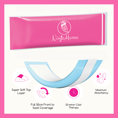 Ninja Mama Instant Perineal Ice Packs - Pack of 5