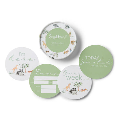 Snuggle Hunny Reversible Milestone Cards